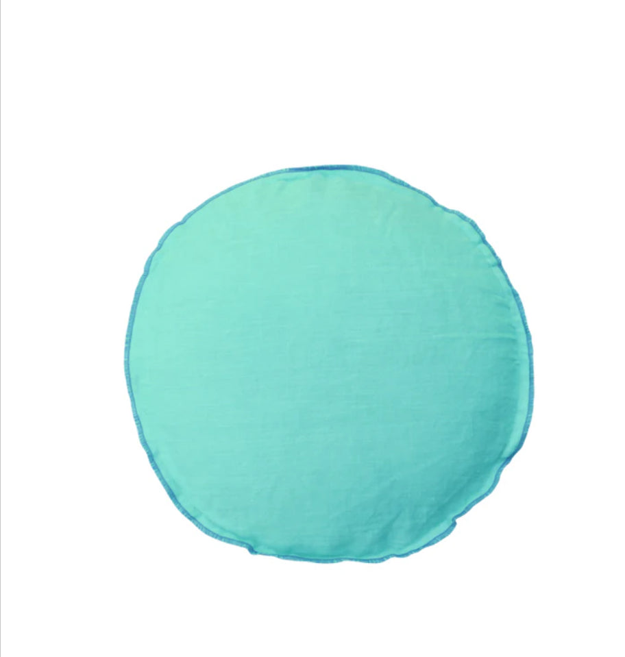 AQUA~ Round Colour Pop Cushion