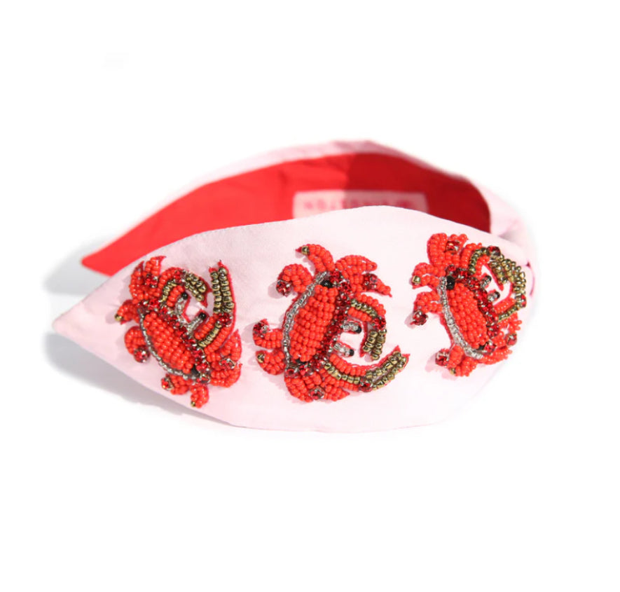 Crab Beaded Headband