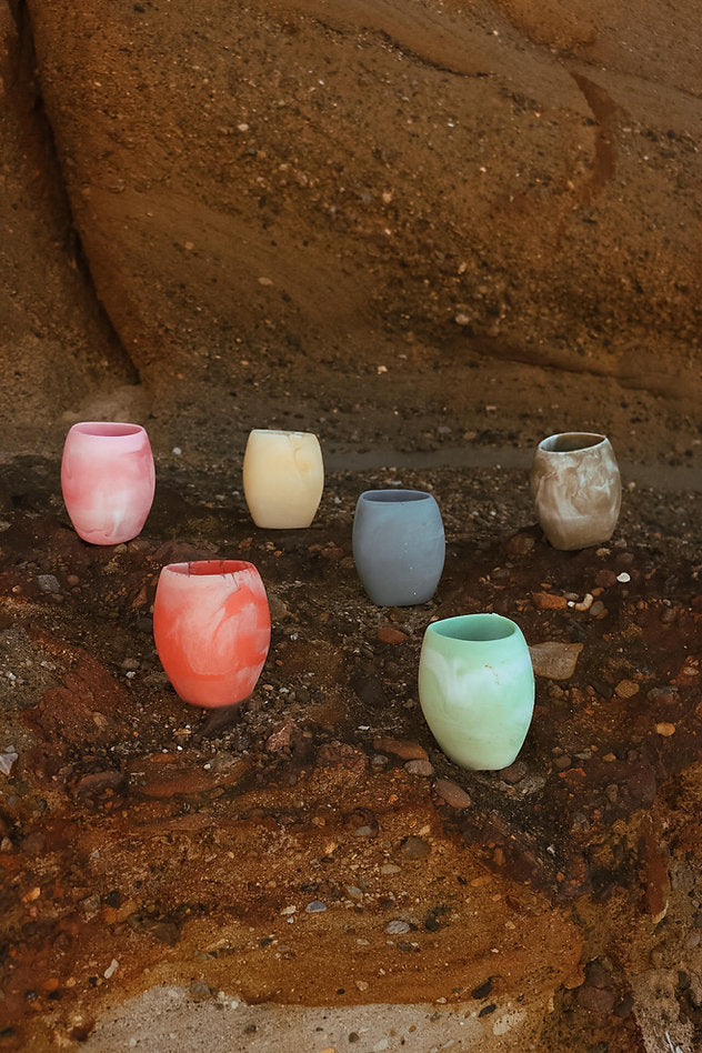 Resin Tumbler ~ Coral
