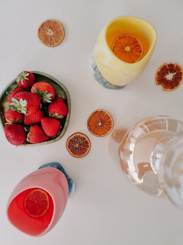 Resin Tumbler ~ Coral