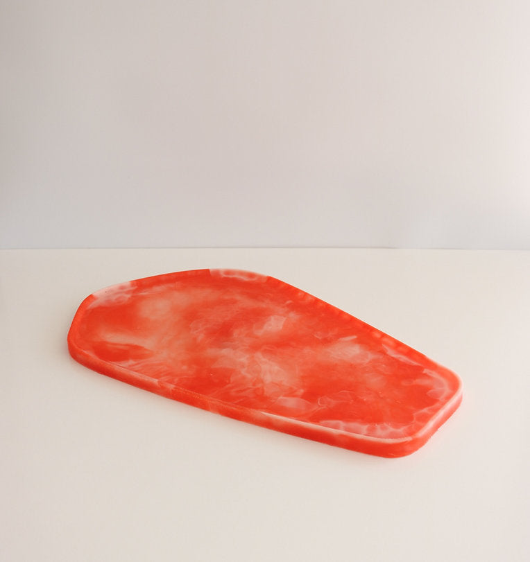Soli Resin Platter ~ Large ~ Coral