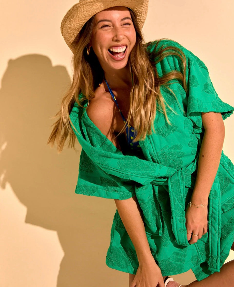 Beach Bathrobe ~ Green