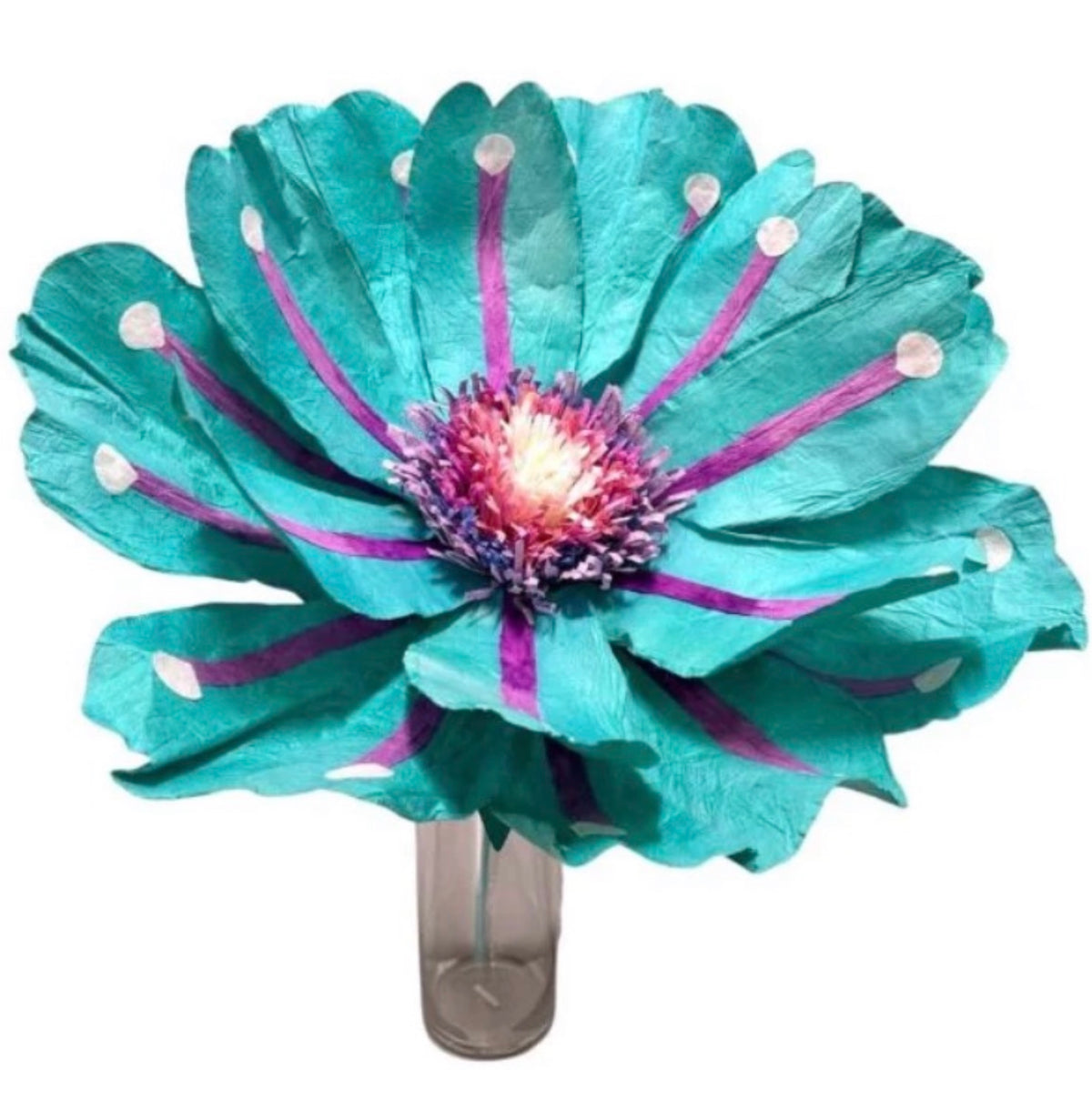 Giant Paper Flower ~ Turquoise Tiffany
