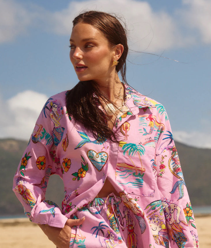 Sabbi ~ The Don Julio Shirt ~ You’re Beautiful ~ Pink