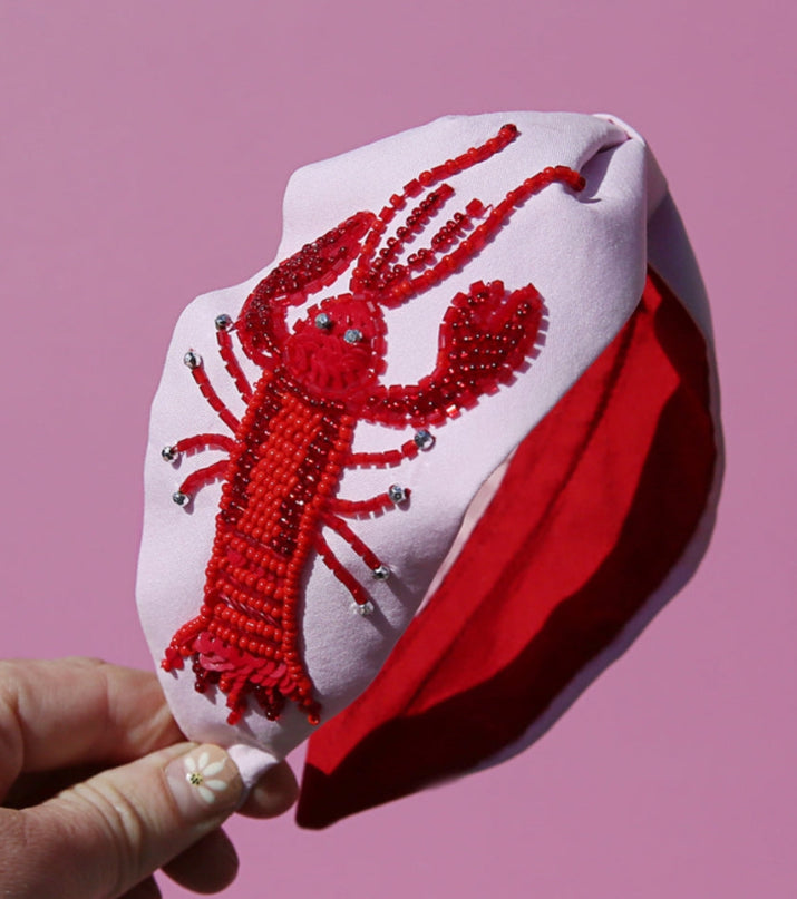 Lobster Beaded Headband