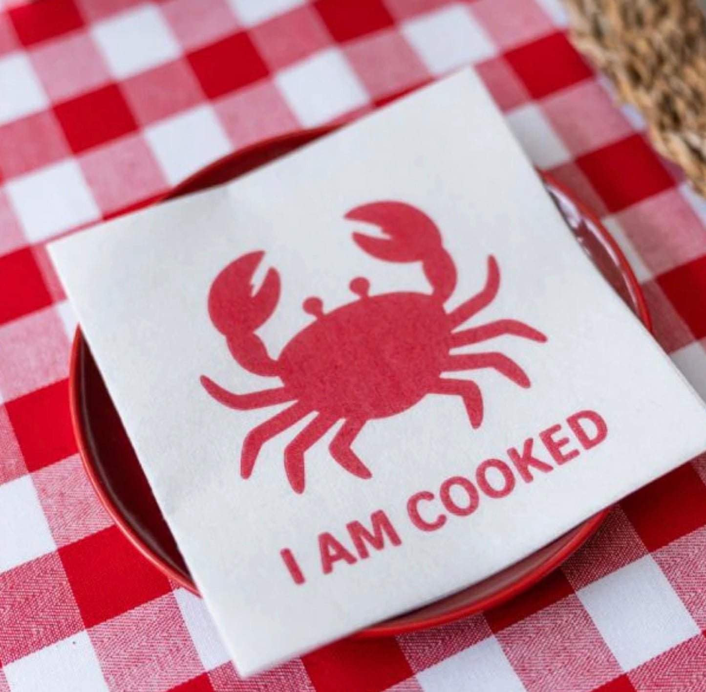 I’m Cooked Crab Paper Napkins
