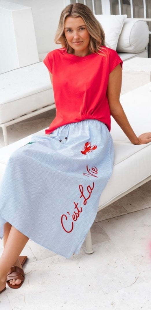C’ est La Vie Skirt.