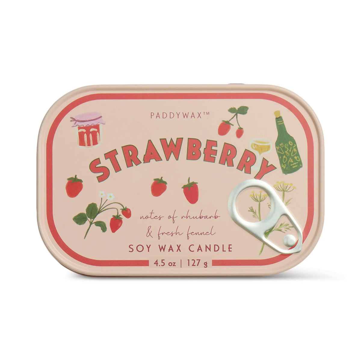 Strawberry Tin Candle