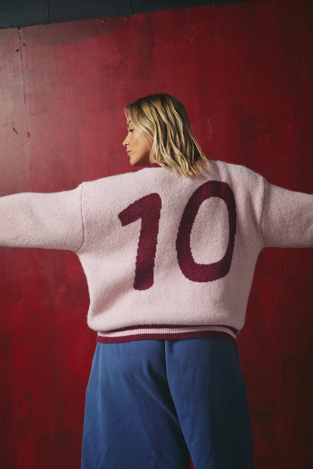Sabbi ~ Be a Kind Human Knit Jumper ~ Pink