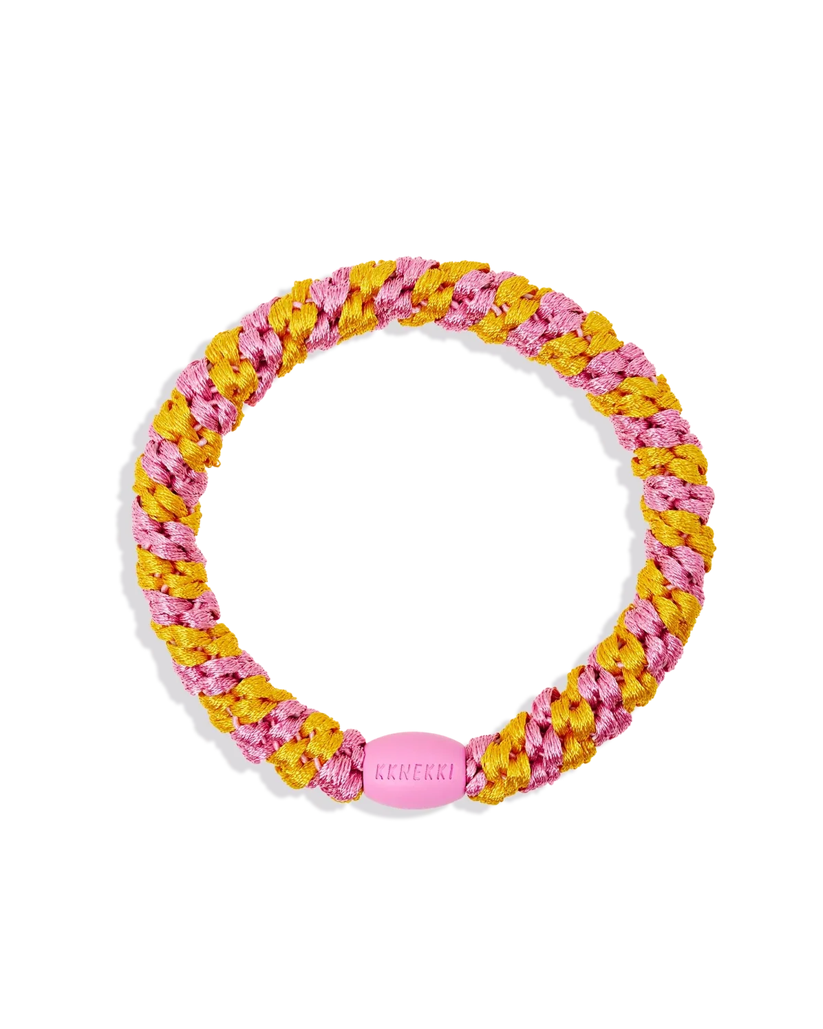 KKNEKKI ~ Hair Ties ~ Jaffa Bubblegum Stripe