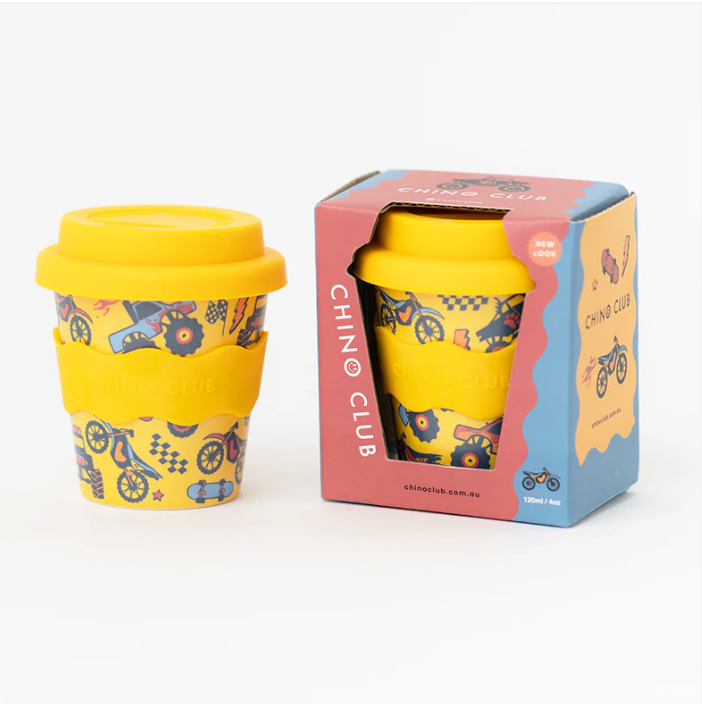 CHINOCLUB Kids Keep Cup - Wheelies 4oz