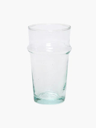 Beldi Moroccan Rimmed Glass ~ Clear