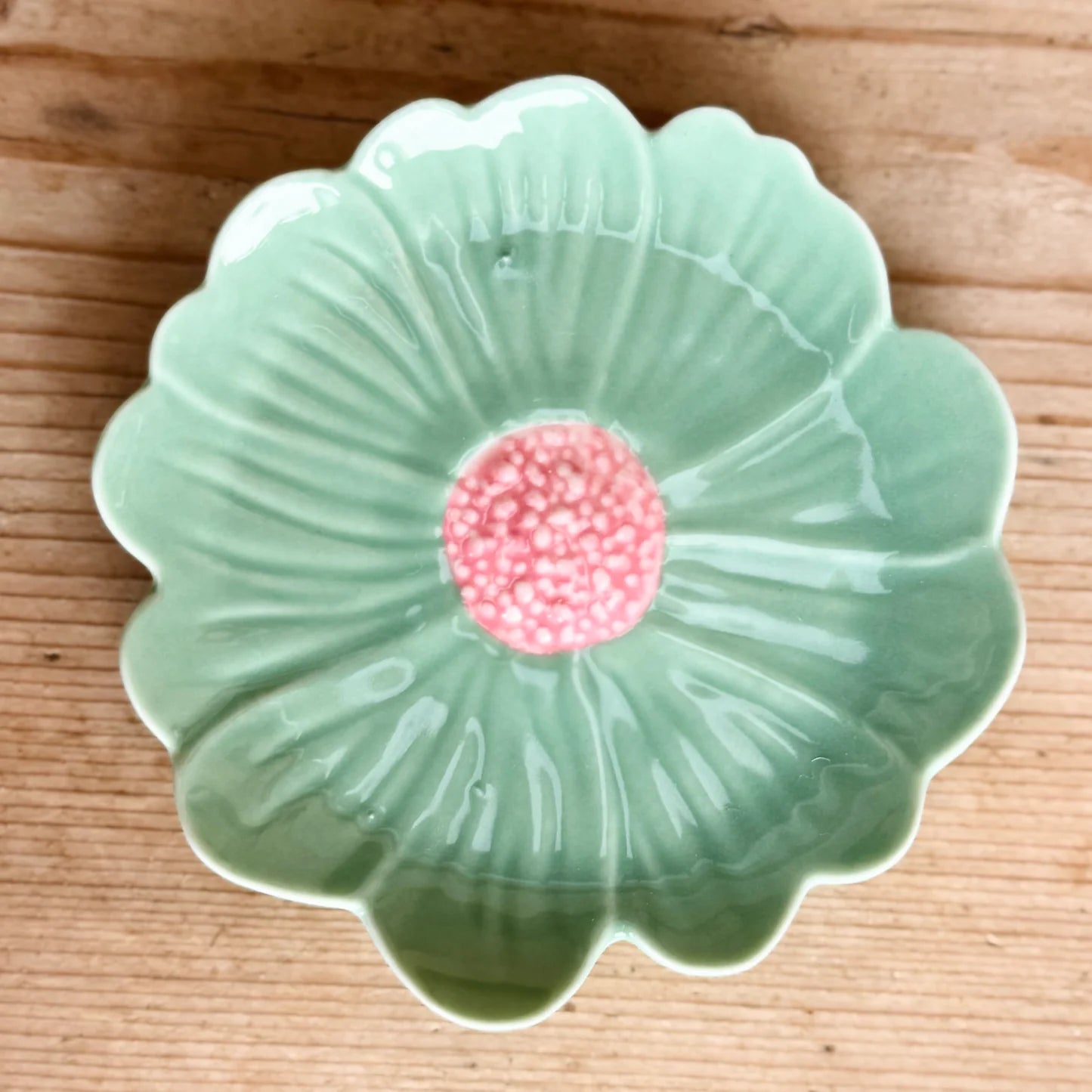 Baby Daisy Trinket Dish~ Yellow/Pink