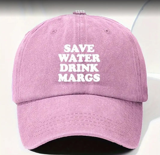 Cap Save Water Drink Margs