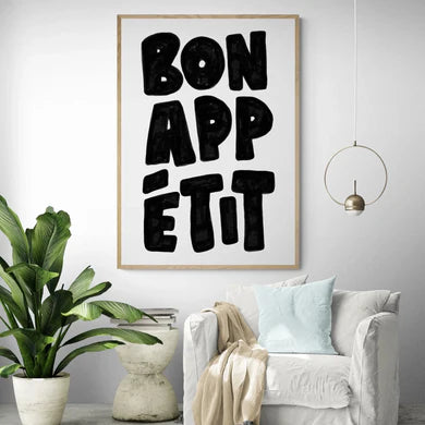 Bon Appetit by Paige Byrne AO 84x119 cm / Framed Print (Natural Timber)