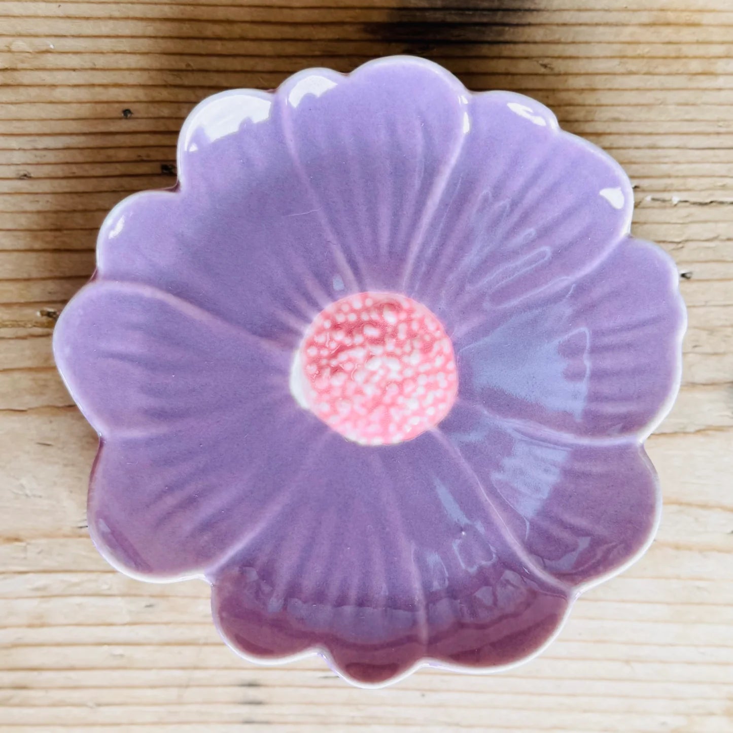 Baby Daisy Trinket Dish~ Yellow/Pink