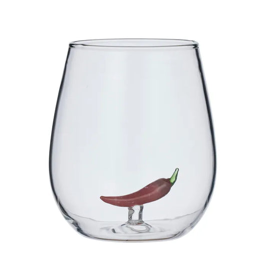 Chilli Glass Tumbler