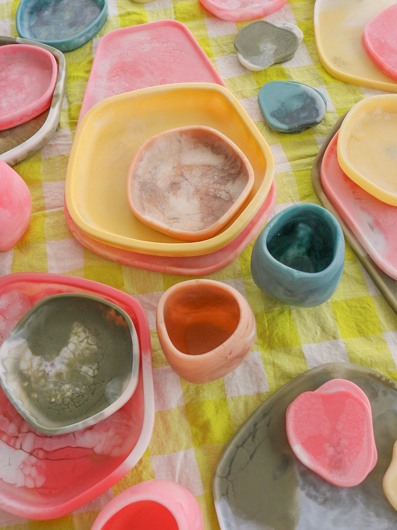 Ottolenghi Resin Platter ~ Small Pink