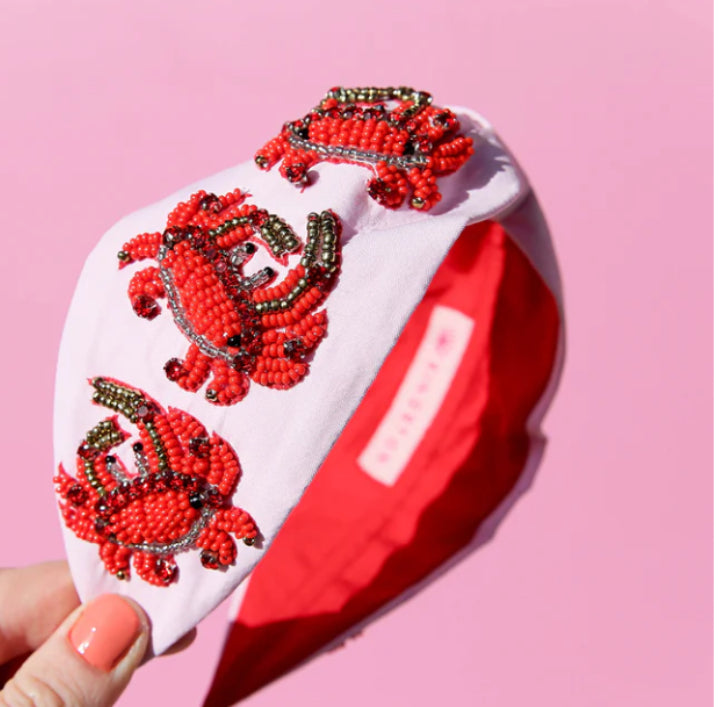 Crab Beaded Headband