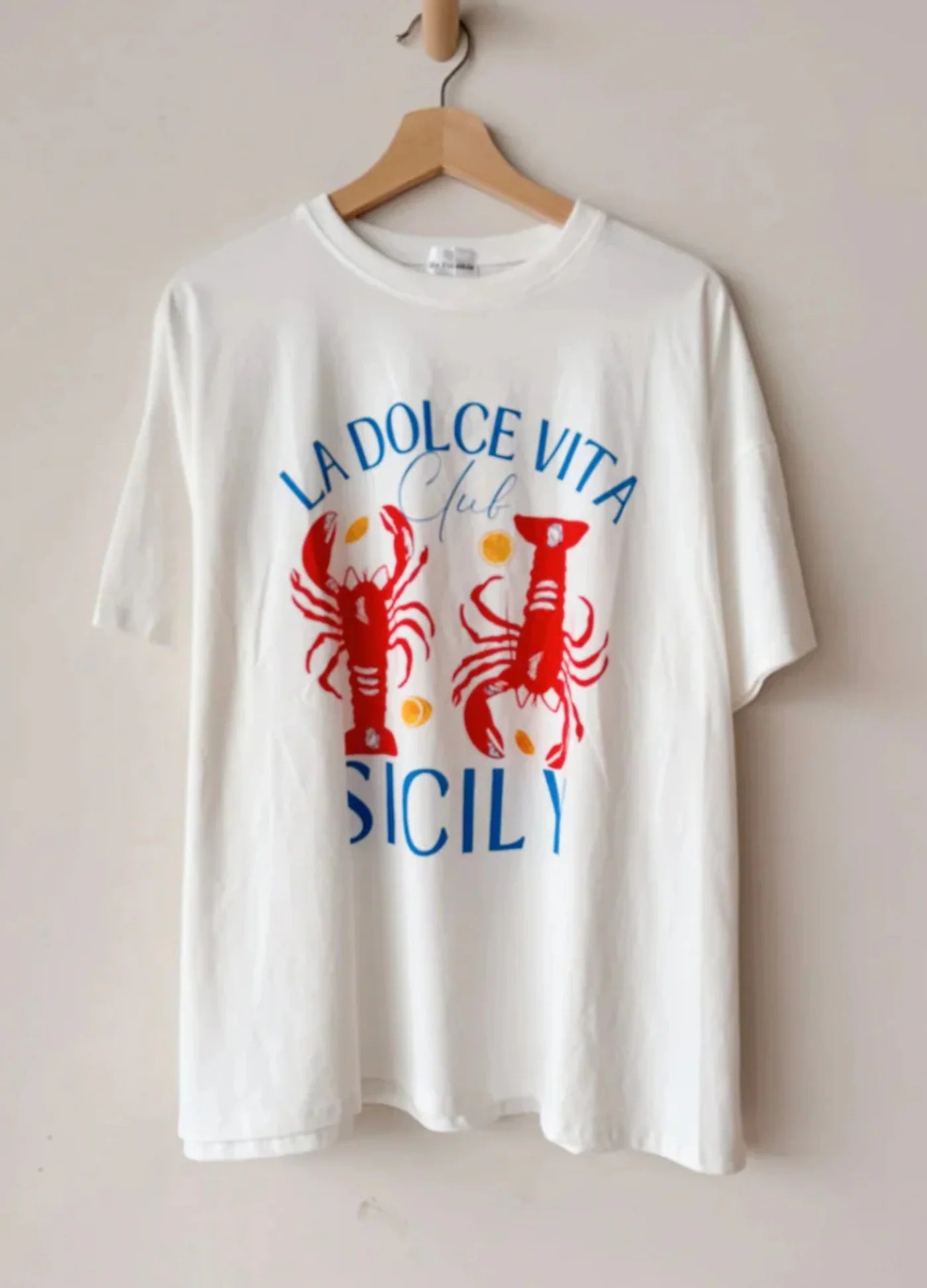 La Dolce Vita Lobster Cotton Tee