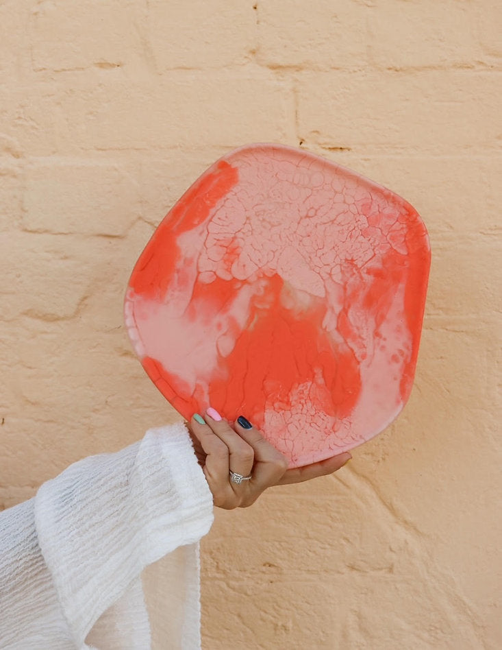Ottolenghi Resin Platter ~ Small ~ Coral