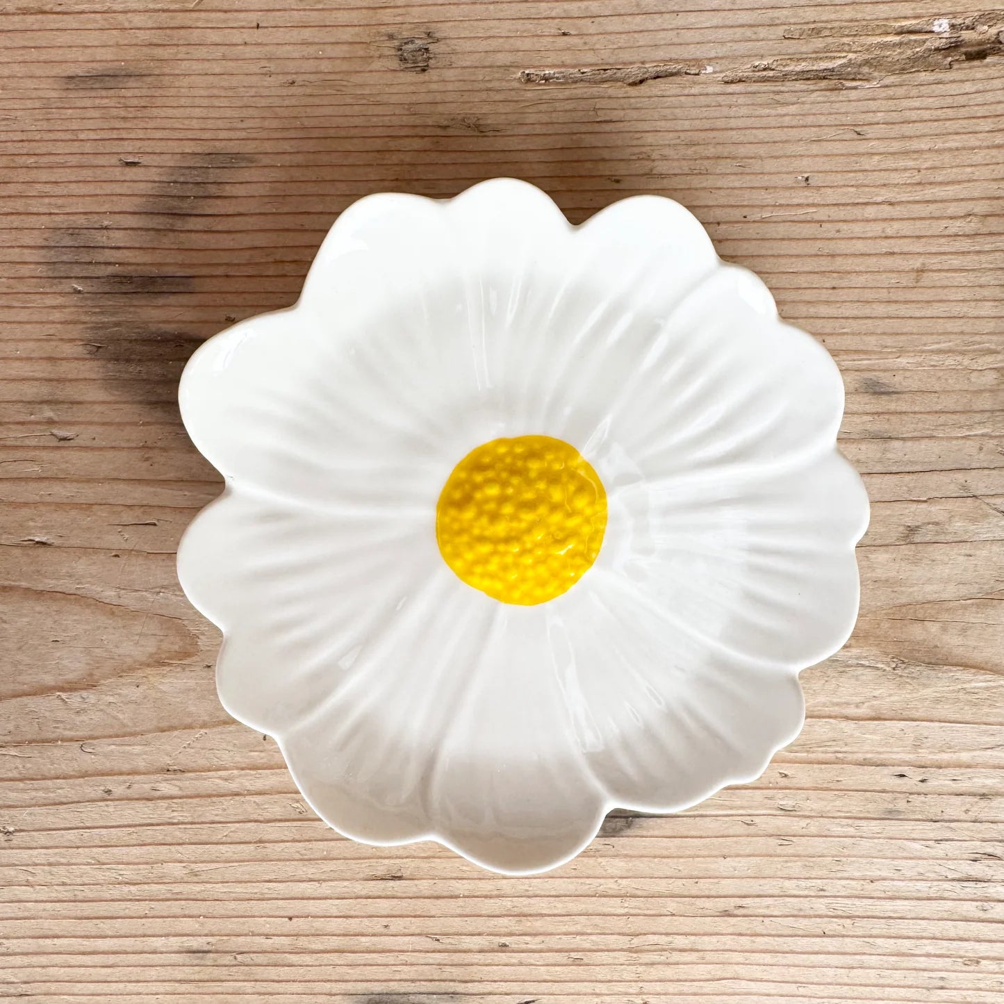 Baby Daisy Trinket Dish~ Yellow/Pink