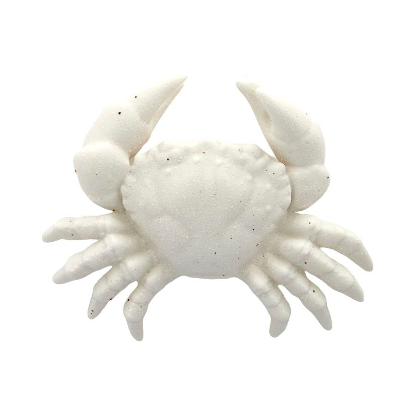 Con Crab Ceramic Sculpt 11.5x14cm White