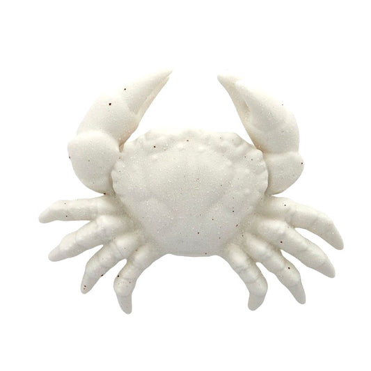 Con Crab Ceramic Sculpt 11.5x14cm White