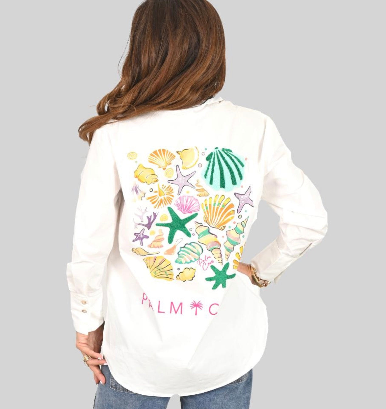 Coastal Shell Shirt - White