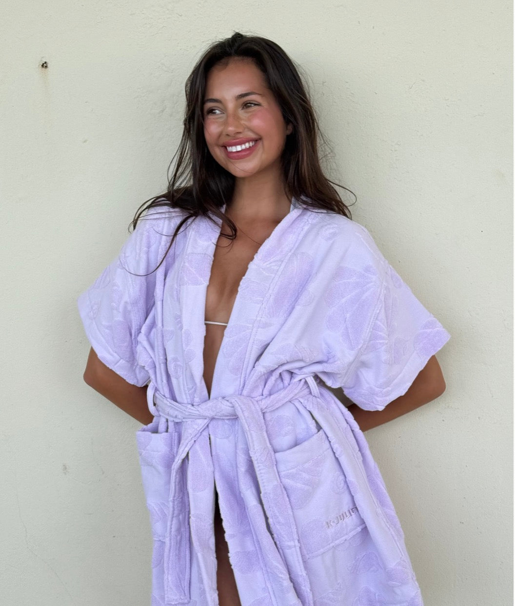Beach Bathrobe ~ Lilac