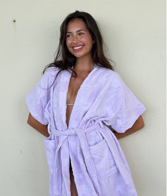 Beach Bathrobe ~ Lilac