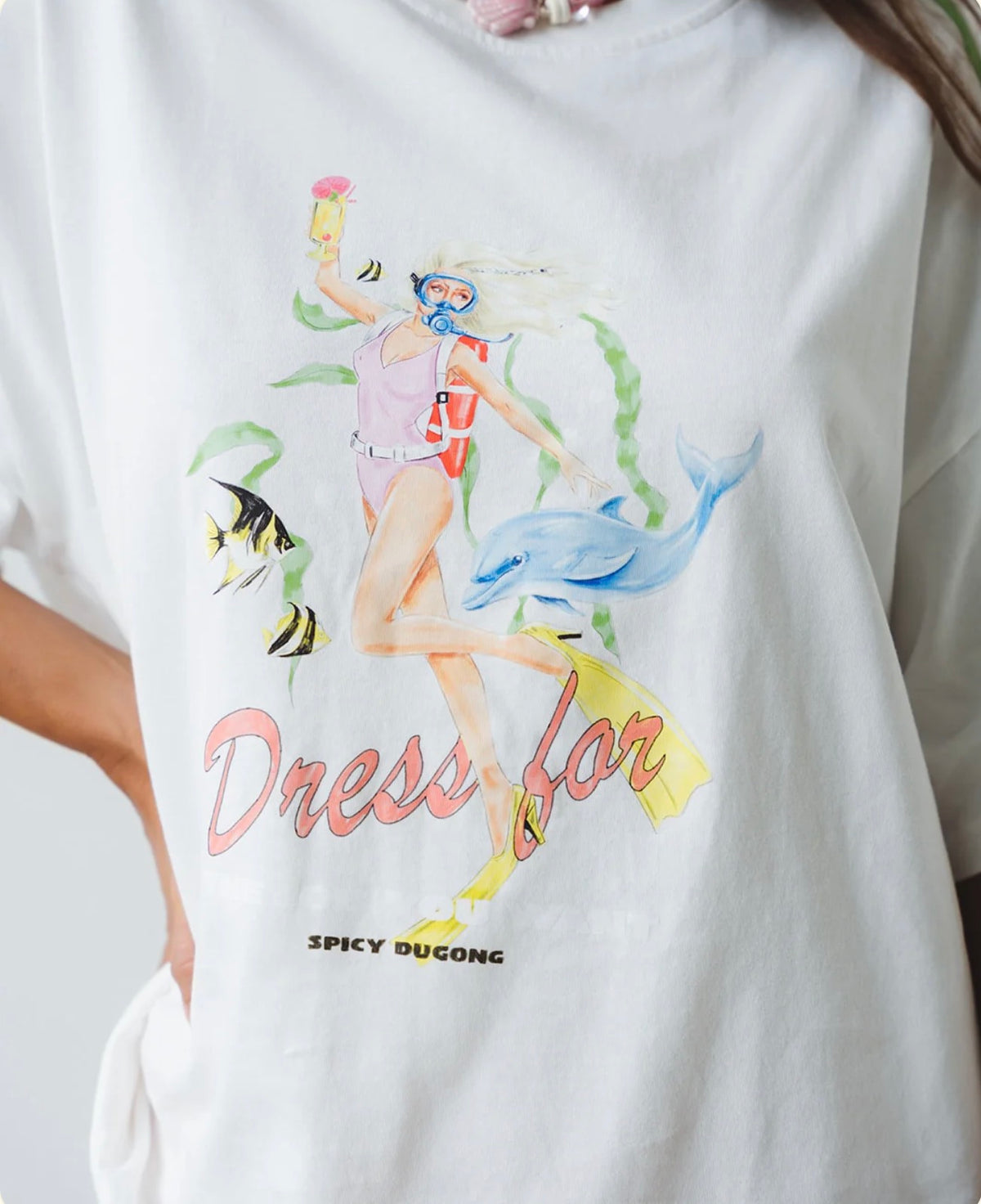 Dress for the job you want Tee ~ WHITE