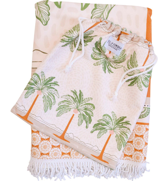 Beach Towel ~ XL ~ Palm Trio