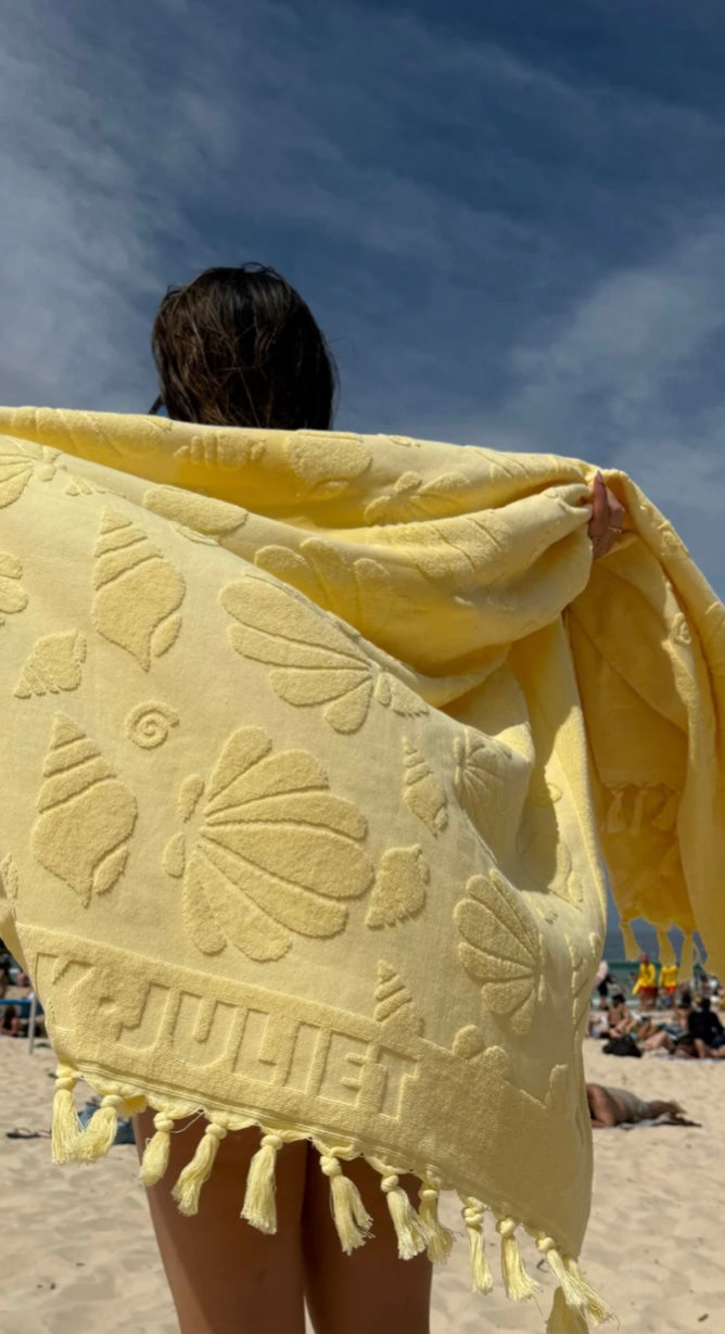 Beach Towel ~ Yellow