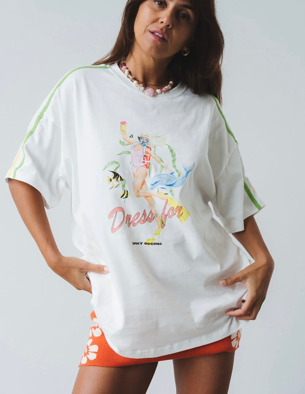 Dress for the job you want Tee ~ WHITE
