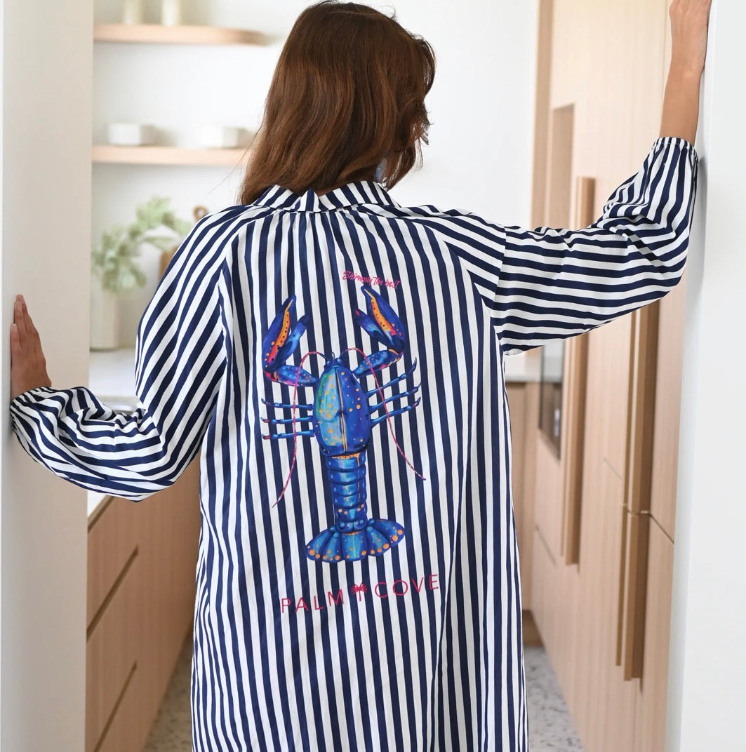 Shrimp Shirt Dress
