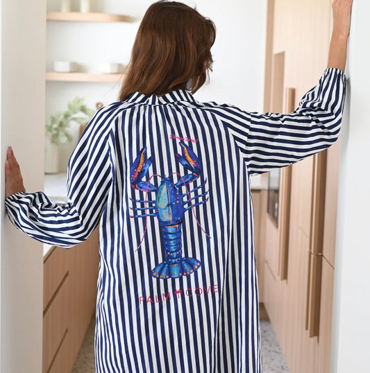 Shrimp Shirt Dress