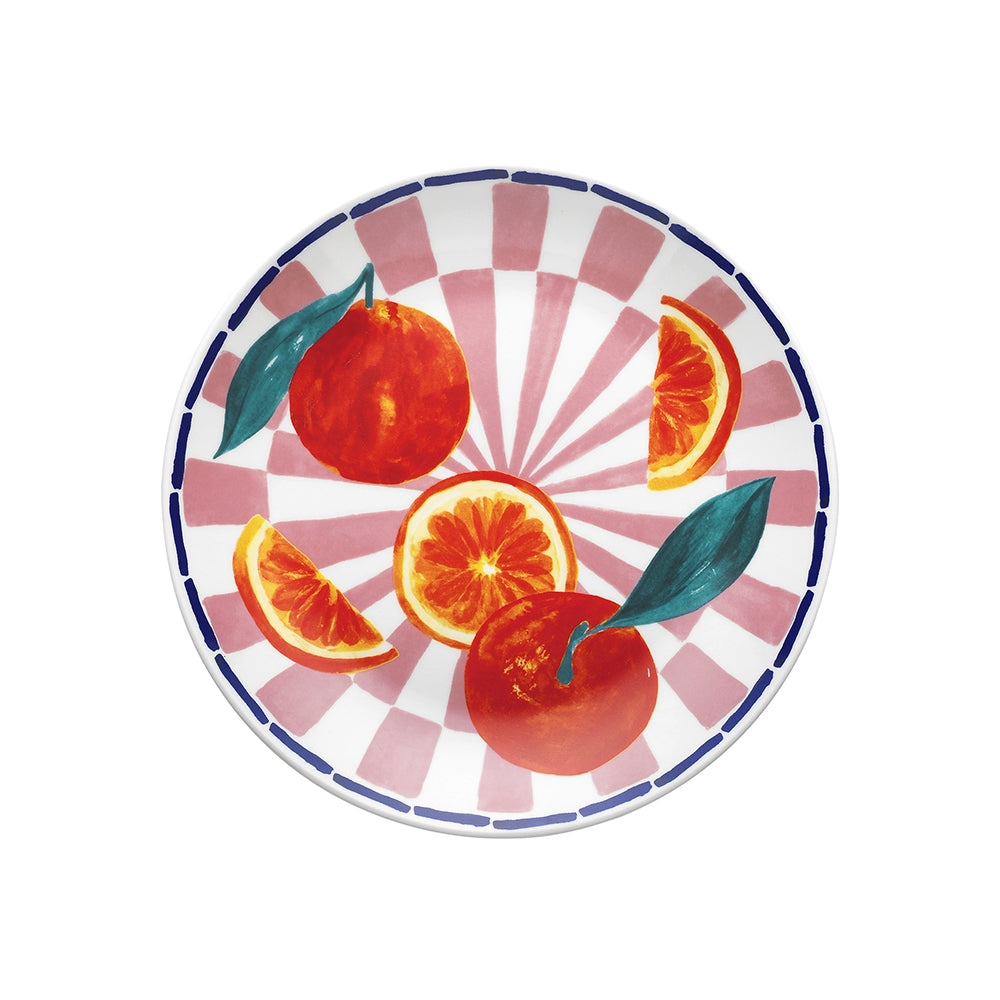Porto Valentina Side Plate 20cm Tangerine