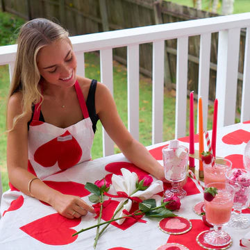 Love Heart Table cloth 138cm x 240cm