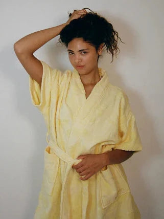 Beach Bathrobe ~ Lemon