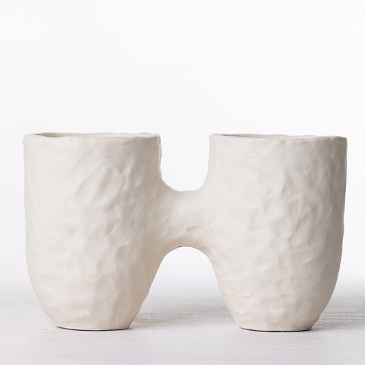 BETSY MULTI PLANTER - WHITE (C)16X27CM
