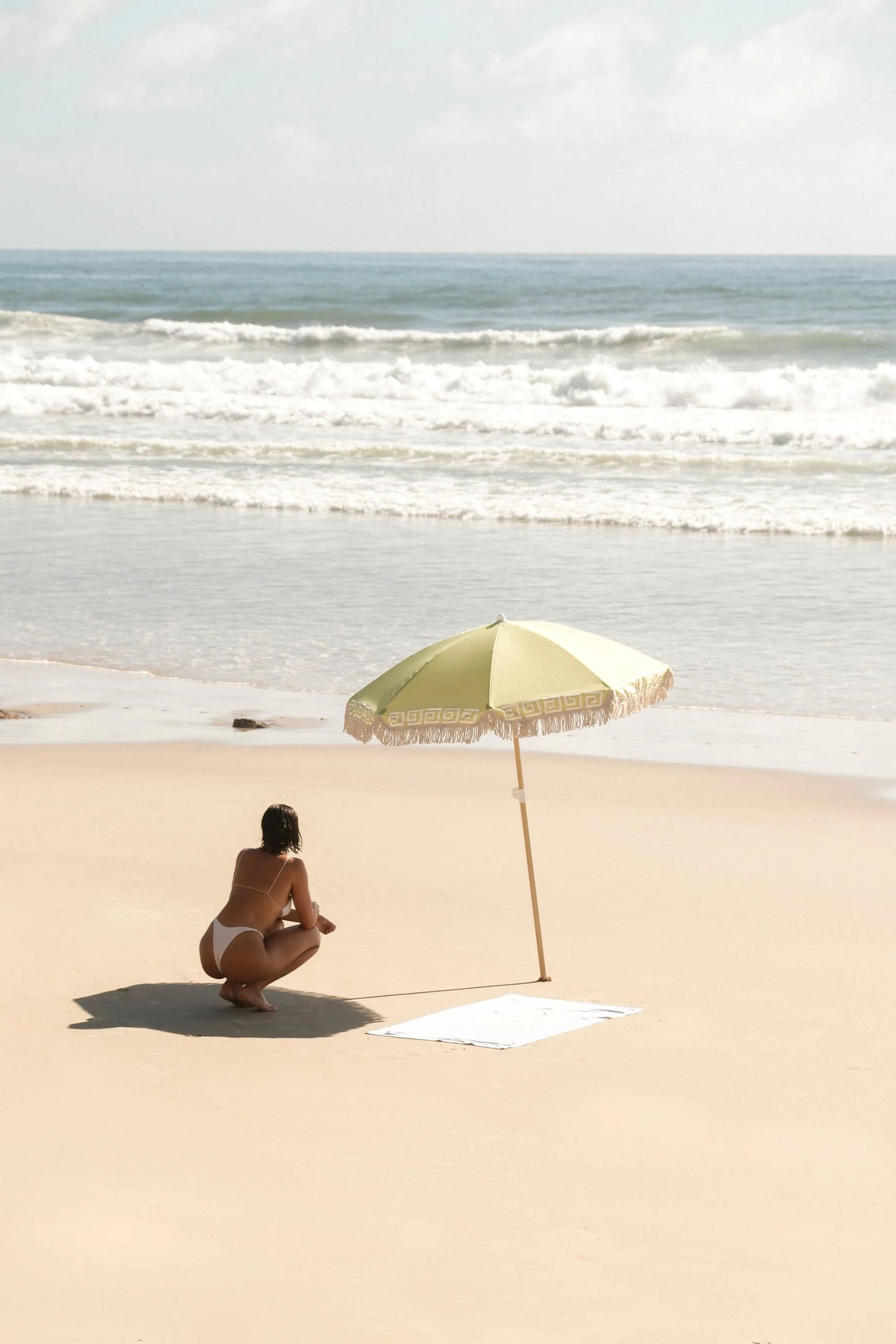 Beach Umbrella - Celery