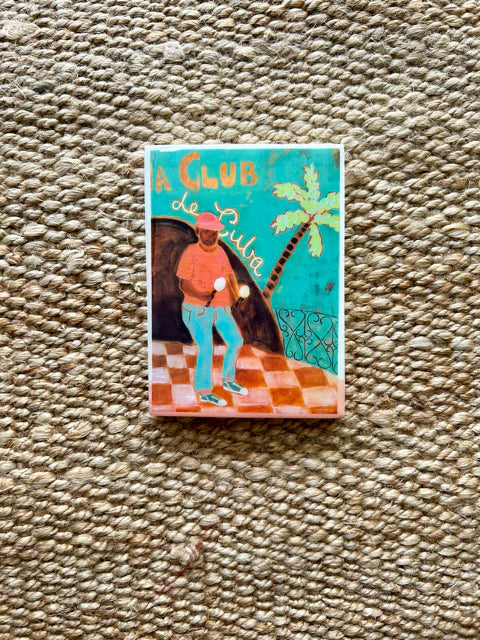 Maraca Man Tile ~ By Sue Fantini