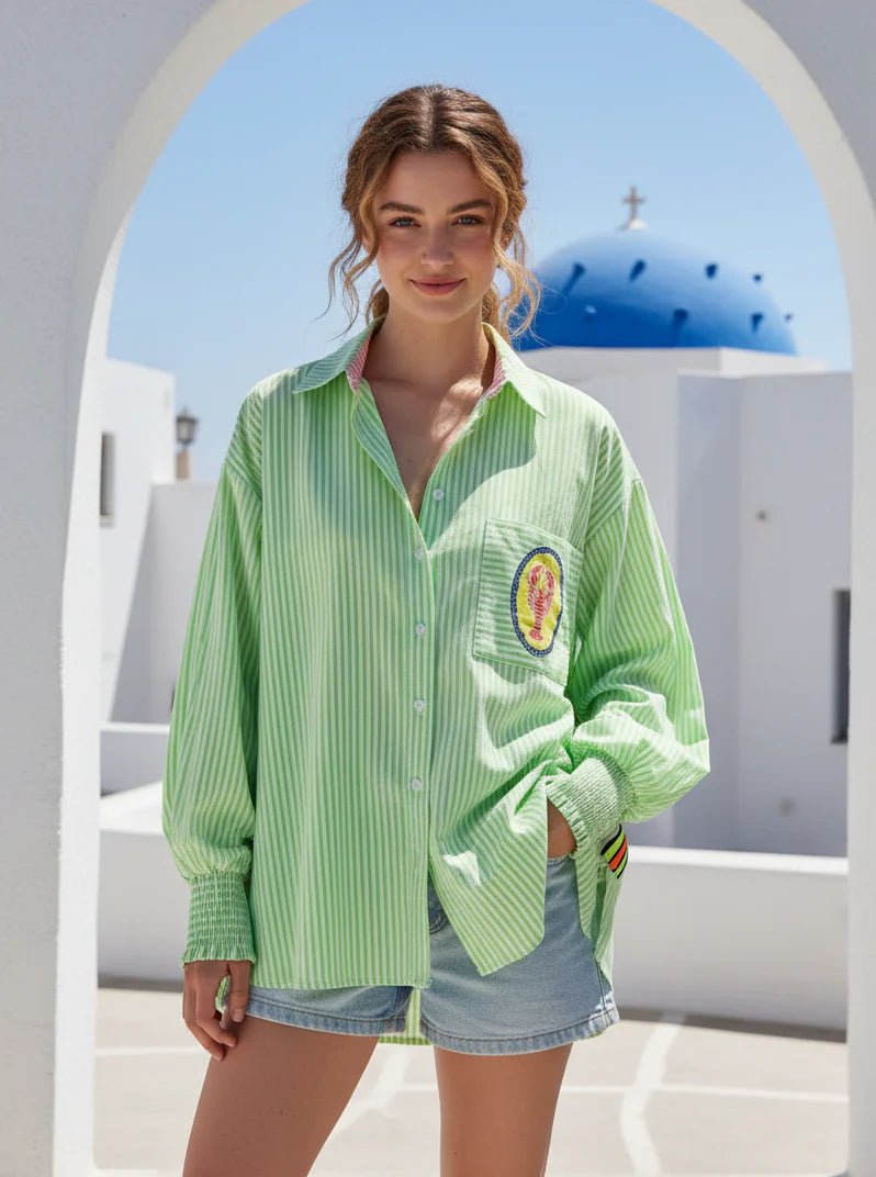Lobster Shirt - Lime Green