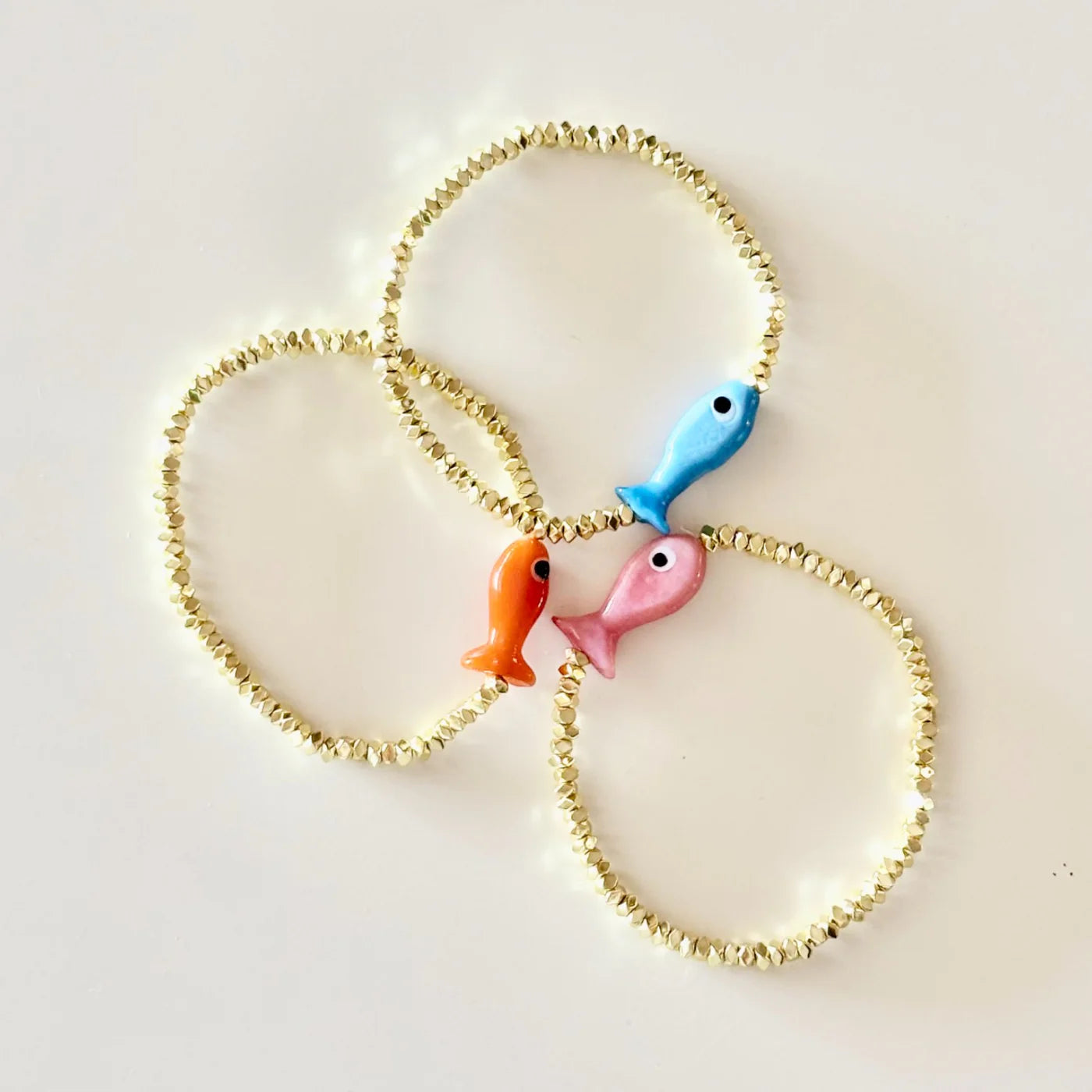 Pink Fish Bracelet