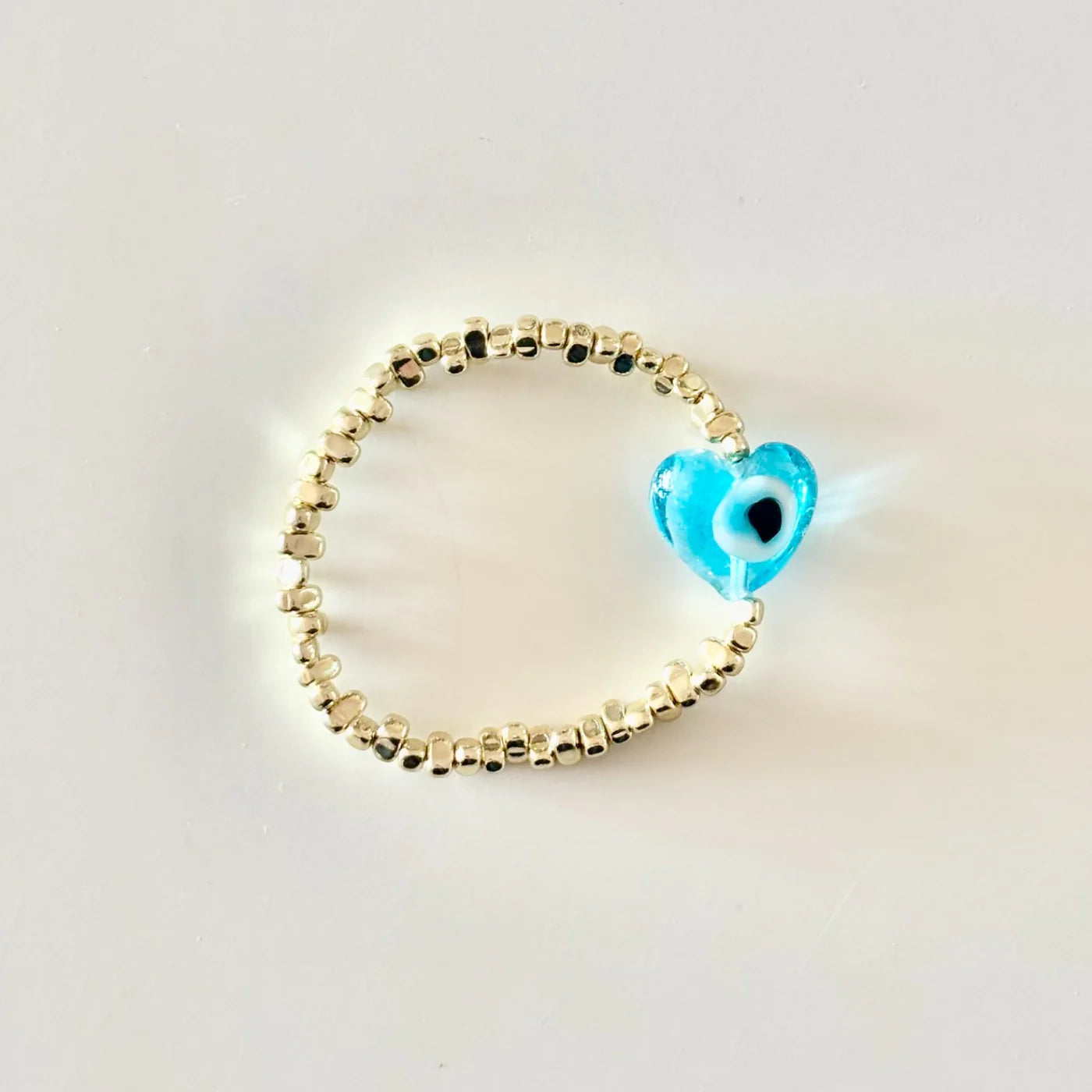 Heart Evil Eye Bracelet