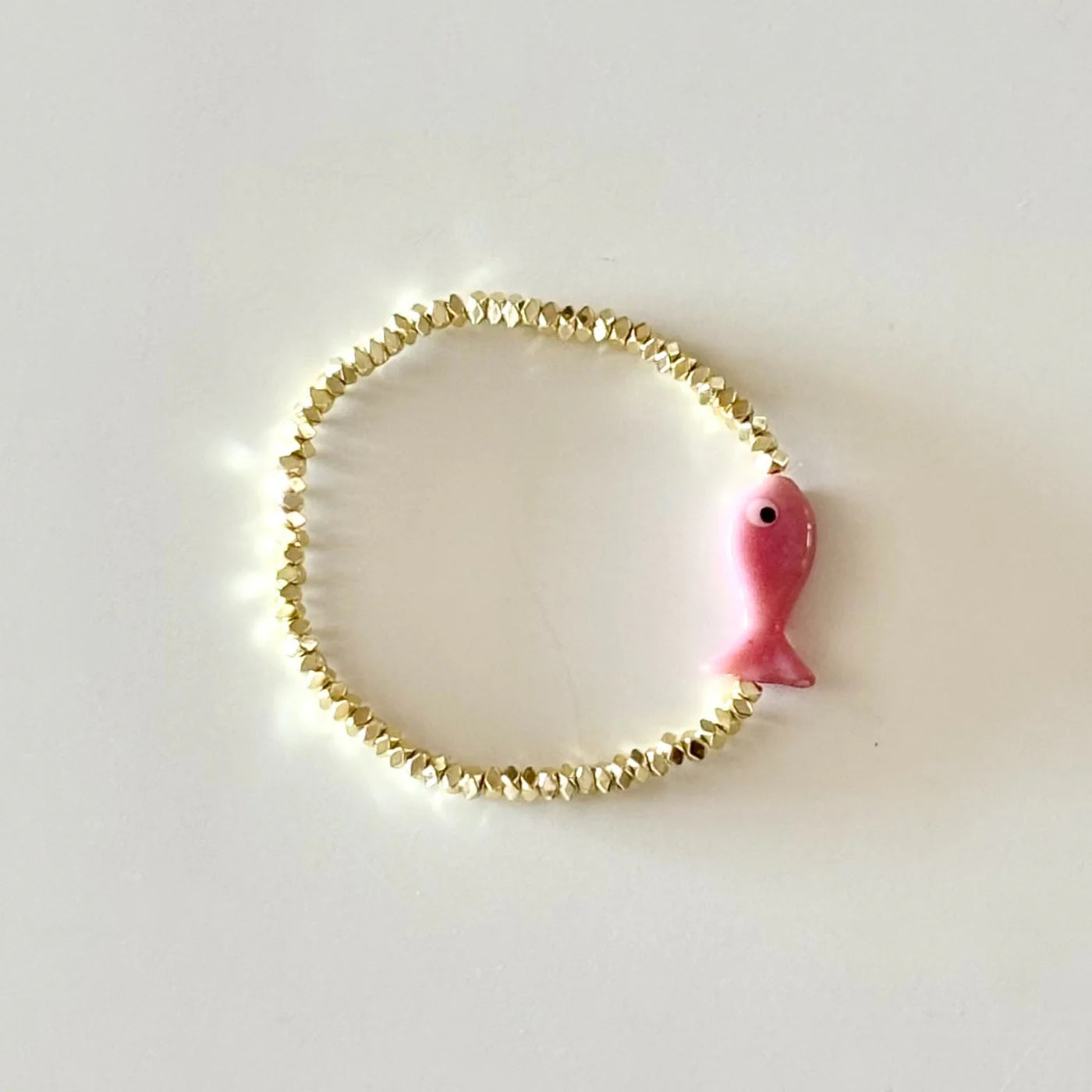 Pink Fish Bracelet