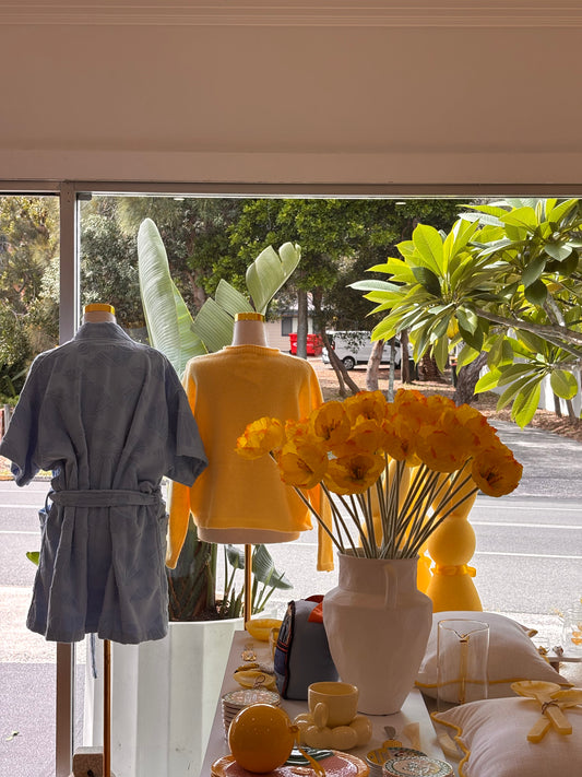 Beach Bathrobe ~ Blue