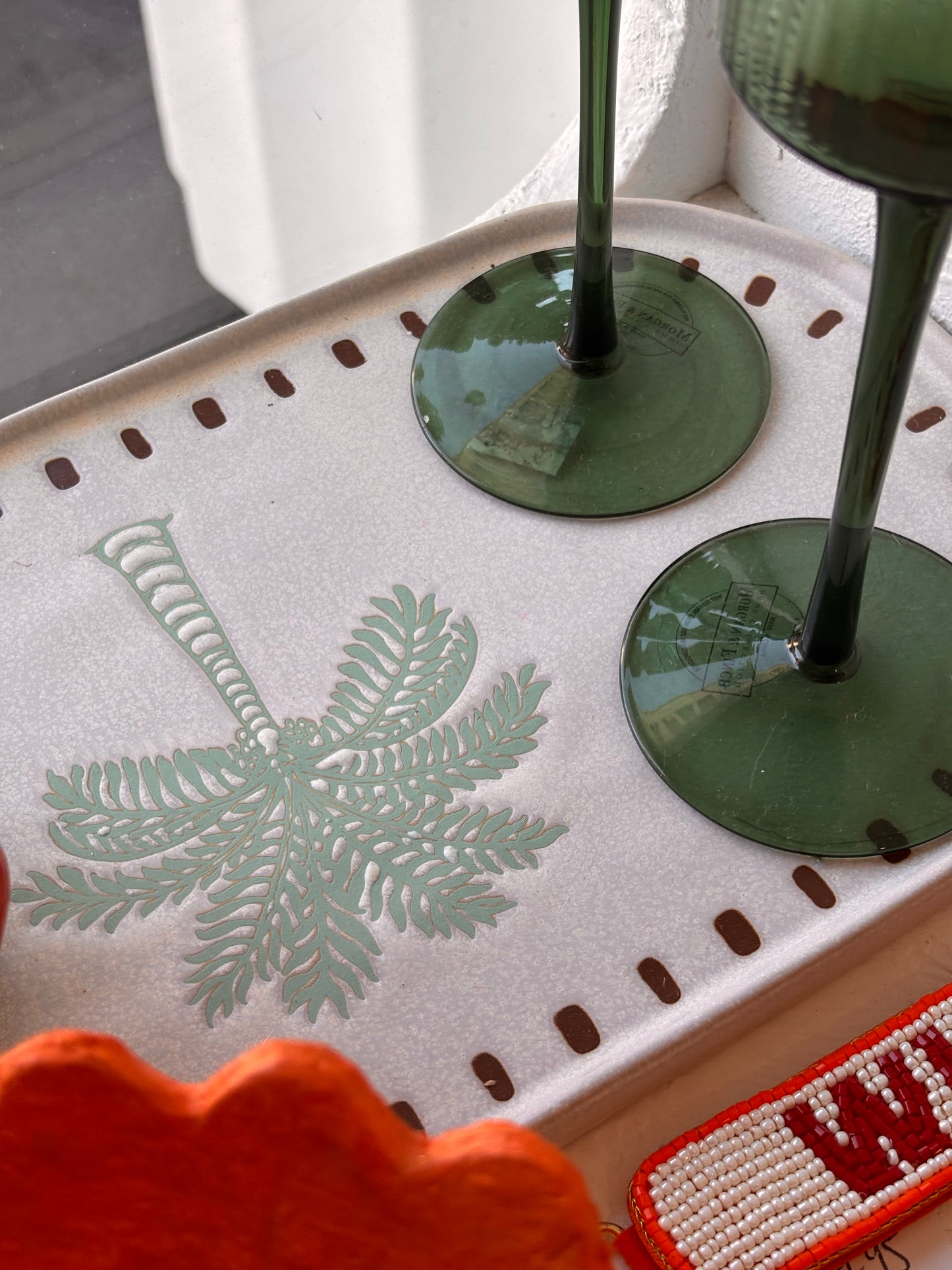 Fern Champagne Glasses