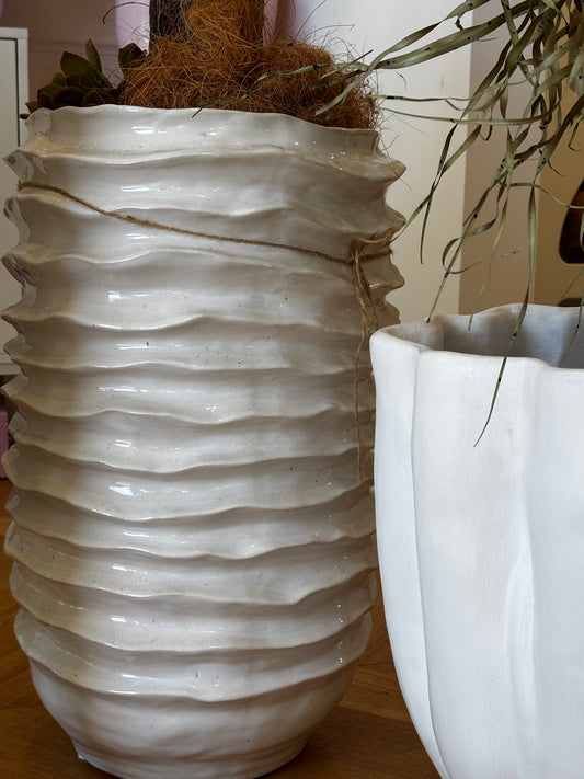 Adriana Tall Vase White